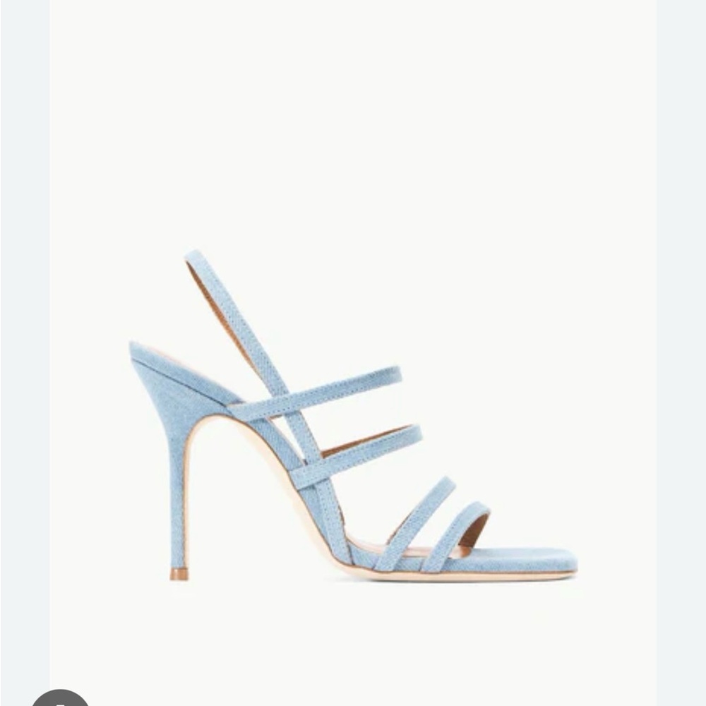 STAUD Anise Heel Denim. Size 37